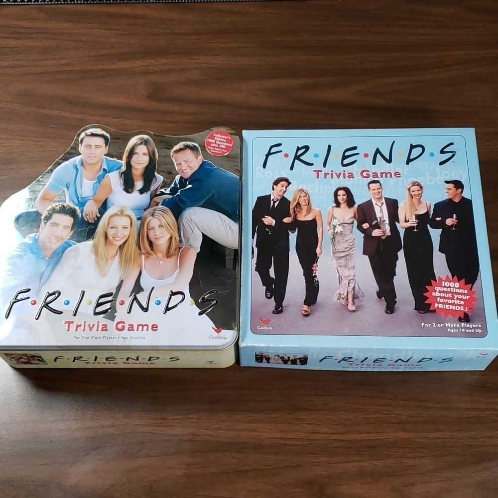 2 Collectible Friends TV‎ Show Trivia Board Games